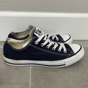 Converse Chuck Taylor All Star Mens 7/Womens 9 Blue Low Top Casual Shoes